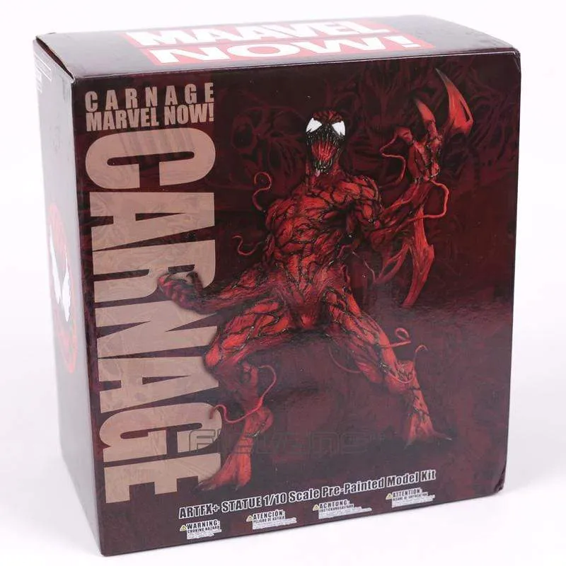 Spiderman Venom Carnage Pre-Painted statue action Figures
