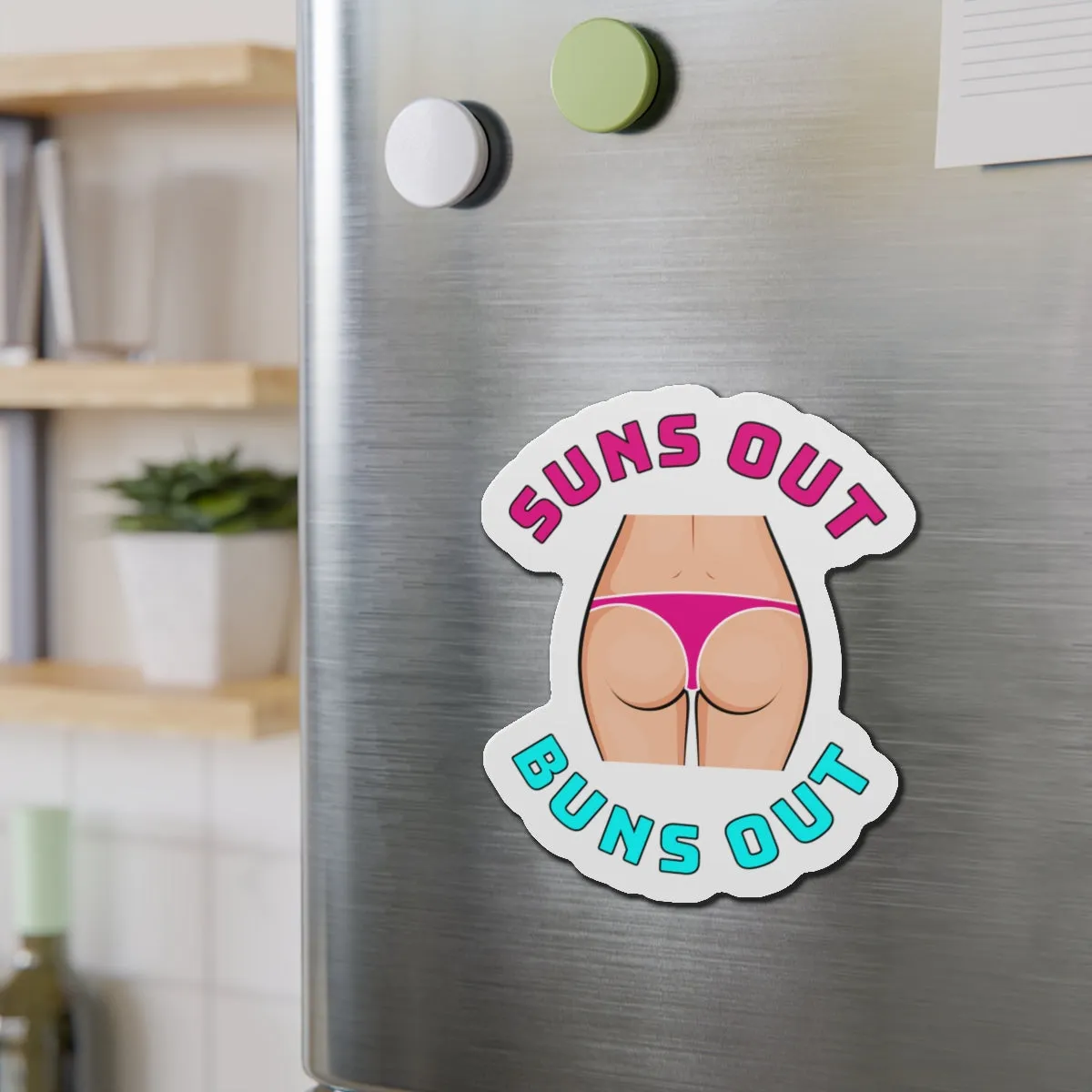 Suns Out Buns OutCruise Ship Door Magnets