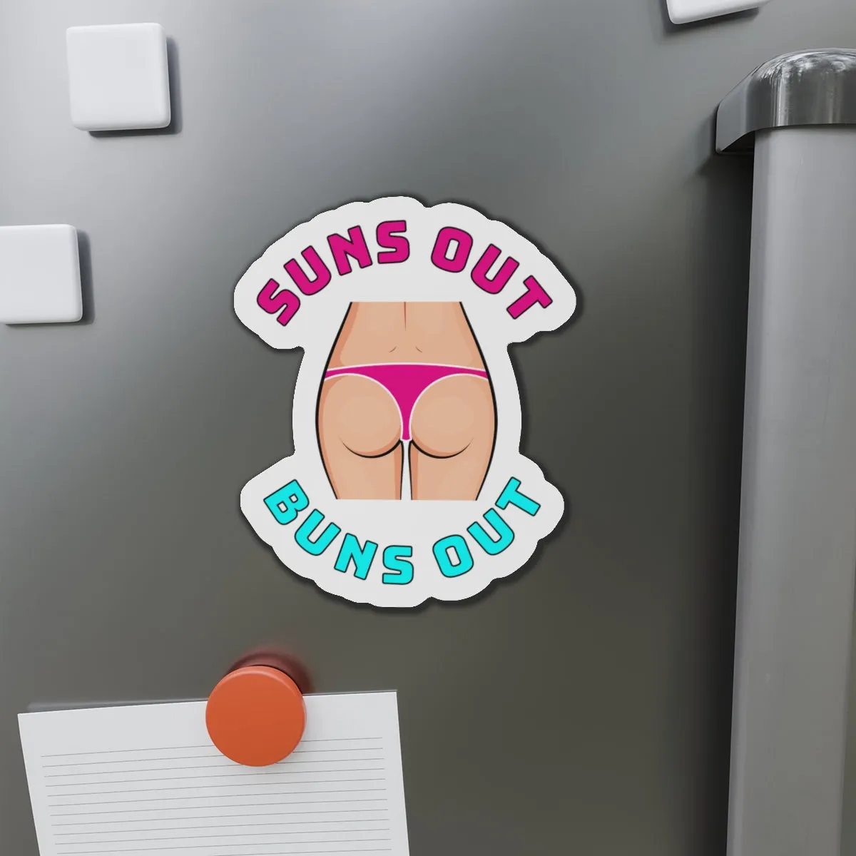 Suns Out Buns OutCruise Ship Door Magnets