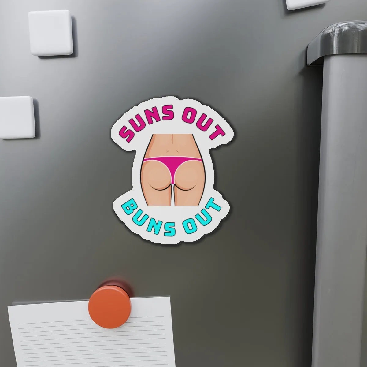 Suns Out Buns OutCruise Ship Door Magnets