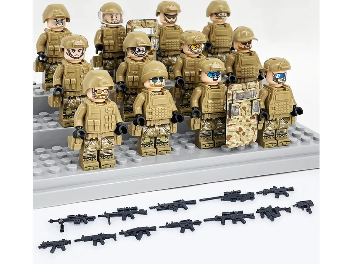 The Elite Guardians: Valor Guard - 12 Man Squad - Mil-Blox