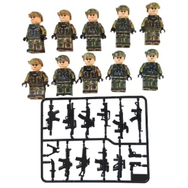 U.S. Army - Air Force - 10-Man Squad - Mil-Blox