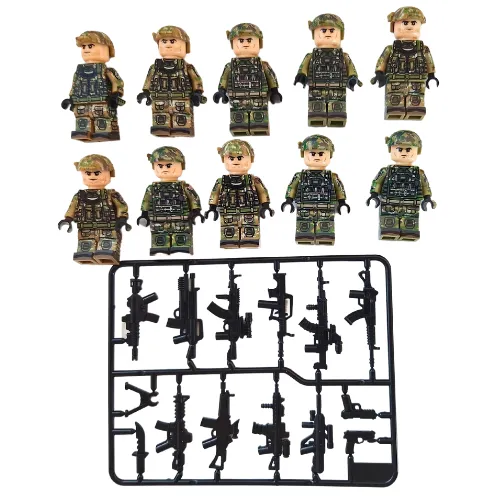 U.S. Army - Air Force - 10-Man Squad - Mil-Blox