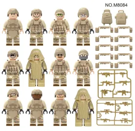 Valor Guard 12 Man Desert Combat Squad - Mil-Blox