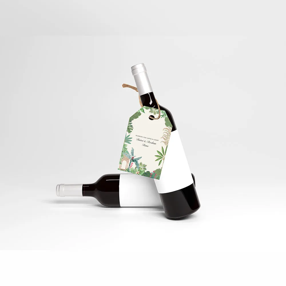 Wine Tags - Magical Garden