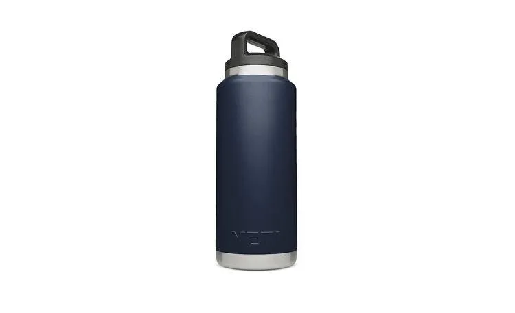 YETI RAMBLER 36OZ (1L) BOTTLE - NAVY W/ CHUG CAP