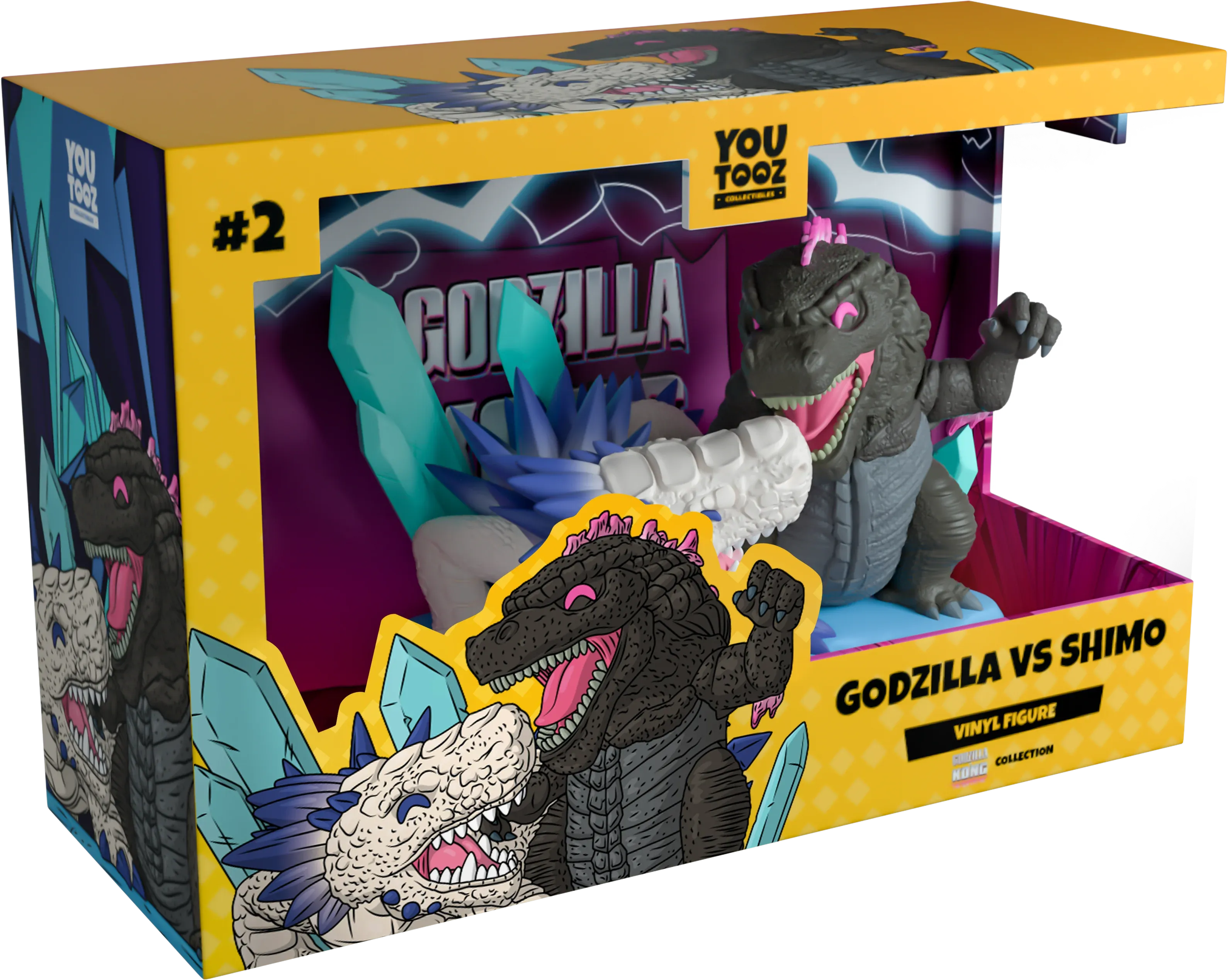 Youtooz - Godzilla x Kong: The New Empire #2 - Godzilla Vs Shimo Vinyl Figure 2-Pack (78272) LOW STOCK